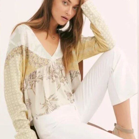 Free People Tops - Free People Aloha State of Mind Blouse
